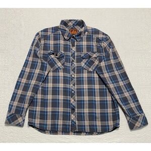 Rock Revival Shirt Mens XL Plaid Long Sleeve Button Up Casual Soft Flannel